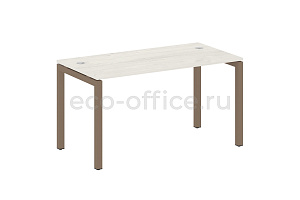 Стол письменный METAL SYSTEM QUATTRO 5x5 50БП.СП-3 Дуб Наварра / Мокко металл фото