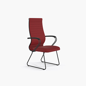 Конференс-кресло Sit 10 B2-119K - UMF(X1) /Kb02/Wh00/K3bL(F58) (Красный) фото
