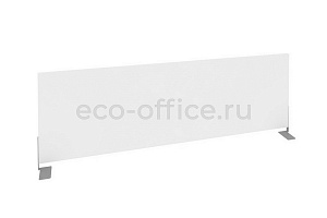 Экран боковой (ЛДСП) ONIX O.EKR-118 Белый Бриллиант / Серый металл фото