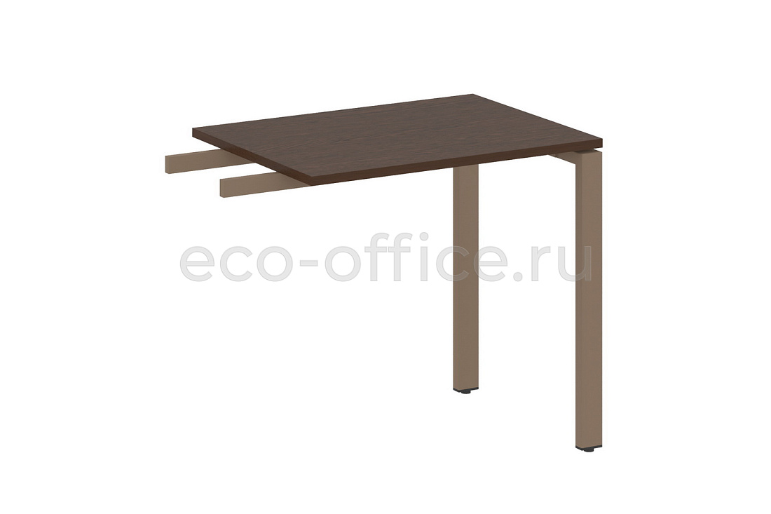Приставной элемент на П-образном м/к METAL SYSTEM STYLE БП.ПР-2 Венге Цаво / Мокко металл  стоимость