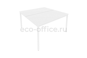 Рабочая станция на металлокаркасе SLIM SYSTEM С.СП-5.3 Белый / Белый металл фото