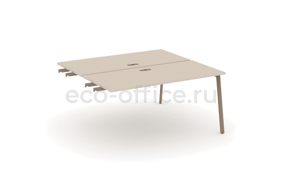 Двойной стол приставка к опорным тумбам ESTETICA ES.D.SPR-4-LP Капучино  стоимость