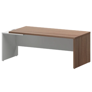 Стол руководителя левый Protech KZ-20L Темный шимо/Белый фото