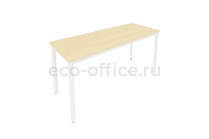 Стол письменный на металлокаркасе SLIM SYSTEM С.СП-6.1 Клён / Белый металл фото