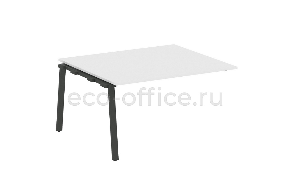 Проходной наборный элемент переговорного стола METAL SYSTEM STYLE БА.ППРГ-3 Белый / Антрацит металл  стоимость