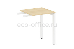 Приставной элемент на П-образном м/к METAL SYSTEM QUATTRO 5x5 50БП.ПР-1 Акация Лорка / Белый металл фото
