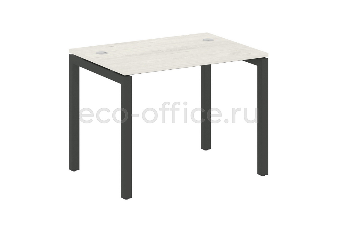 Стол письменный METAL SYSTEM QUATTRO 5x5 50БП.СП-1 Дуб Наварра / Антрацит металл  купить в Москве
