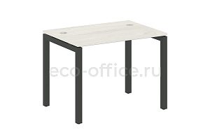 Стол письменный METAL SYSTEM QUATTRO 5x5 50БП.СП-1 Дуб Наварра / Антрацит металл фото
