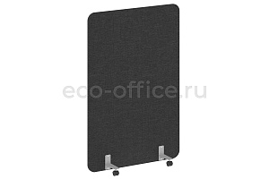 Перегородка на металлических опорах, на роликах R-LINE SOFT AP.R-120-180 Рогожка Romeo 01 / Серый металл фото