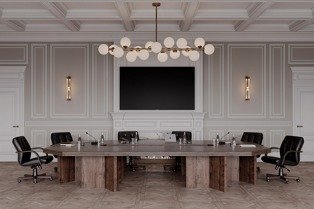 столы для переговоров bern дуб апрельский фото