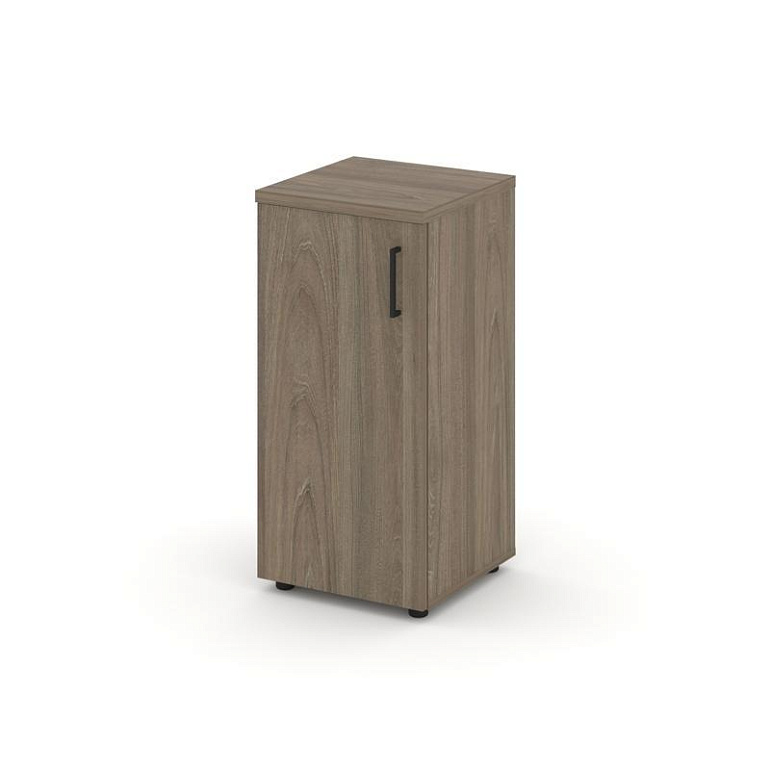шкаф низкий узкий style project sn.stu-301(l) вяз благородный/черный ручки фото