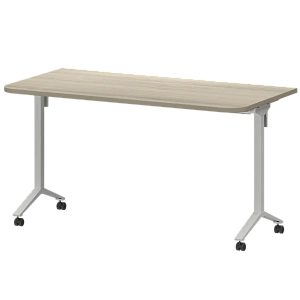 Стол мобильный складной радиусный Protech МБ25-140.70Р Кронберг/Белый фото