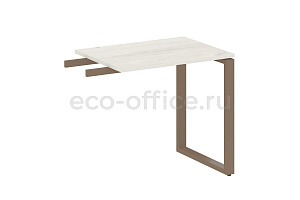 Приставной элемент на О-образном м/к METAL SYSTEM STYLE БО.ПР-2 Дуб Наварра / Мокко металл фото