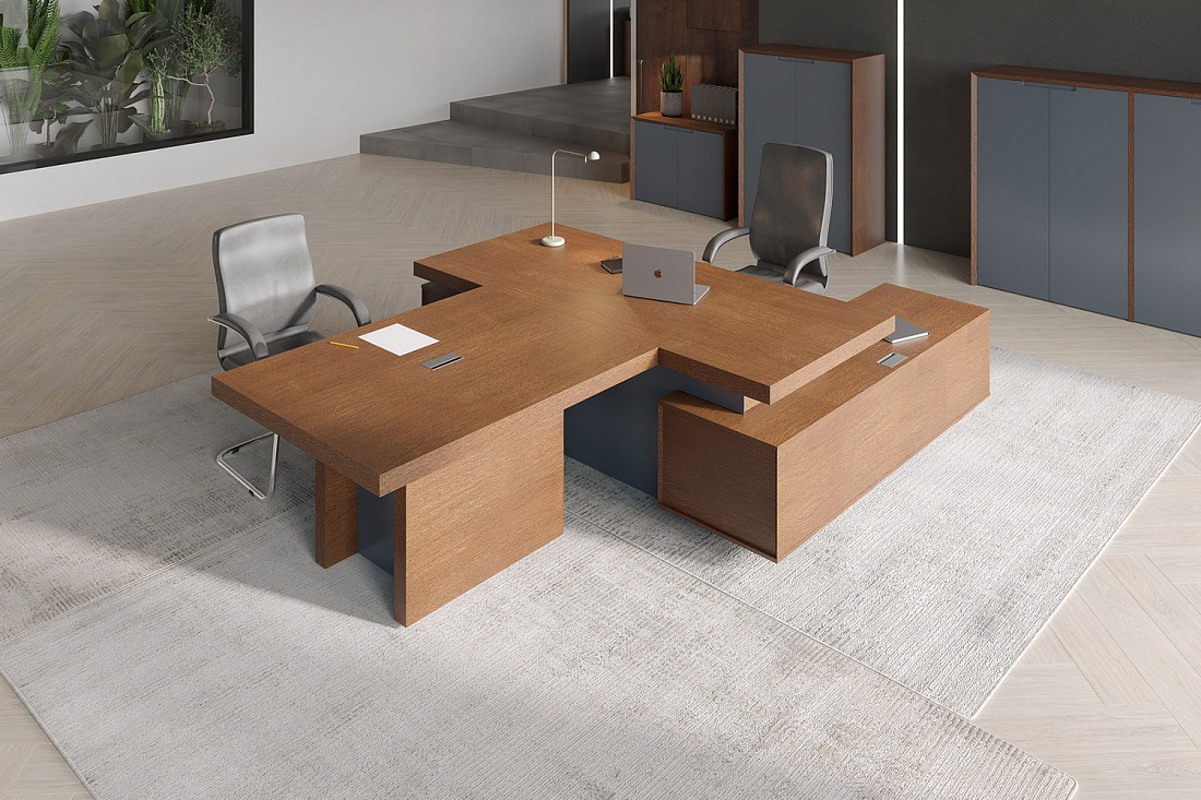 кабинет руководителя concept дуб капучино фото