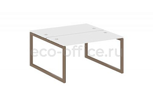 Рабочая станция METAL SYSTEM QUATTRO 5x5 50БО.РАС-СП-2.3 Белый / Мокко металл фото