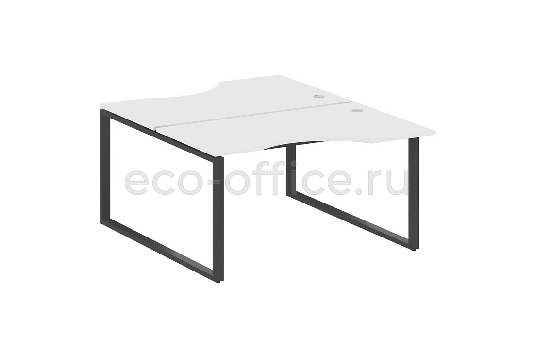 Рабочая станция криволинейная METAL SYSTEM STYLE БО.РАС-СА-2.2 Белый / Антрацит металл  стоимость
