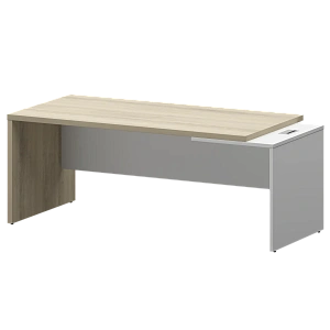 Стол руководителя правый Protech KZ-20R Кронберг/Белый фото