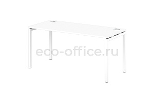 Стол на металлокаркасе 40*40 SENTIDA STEEL S-37 Белый фото