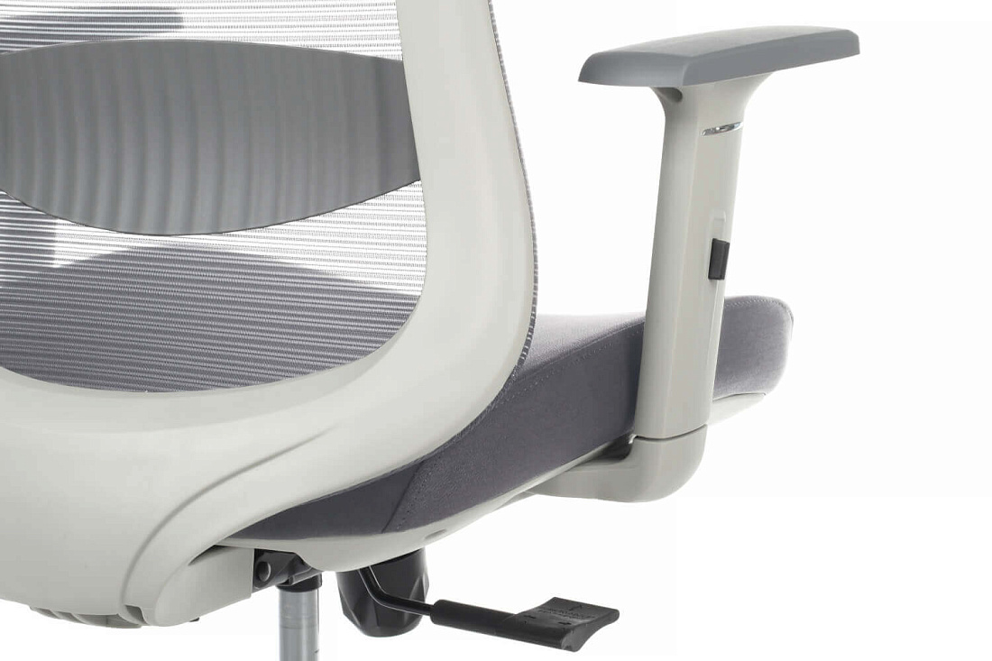кресло rv chair scott bh2358s серая сетка / серая ткань фото