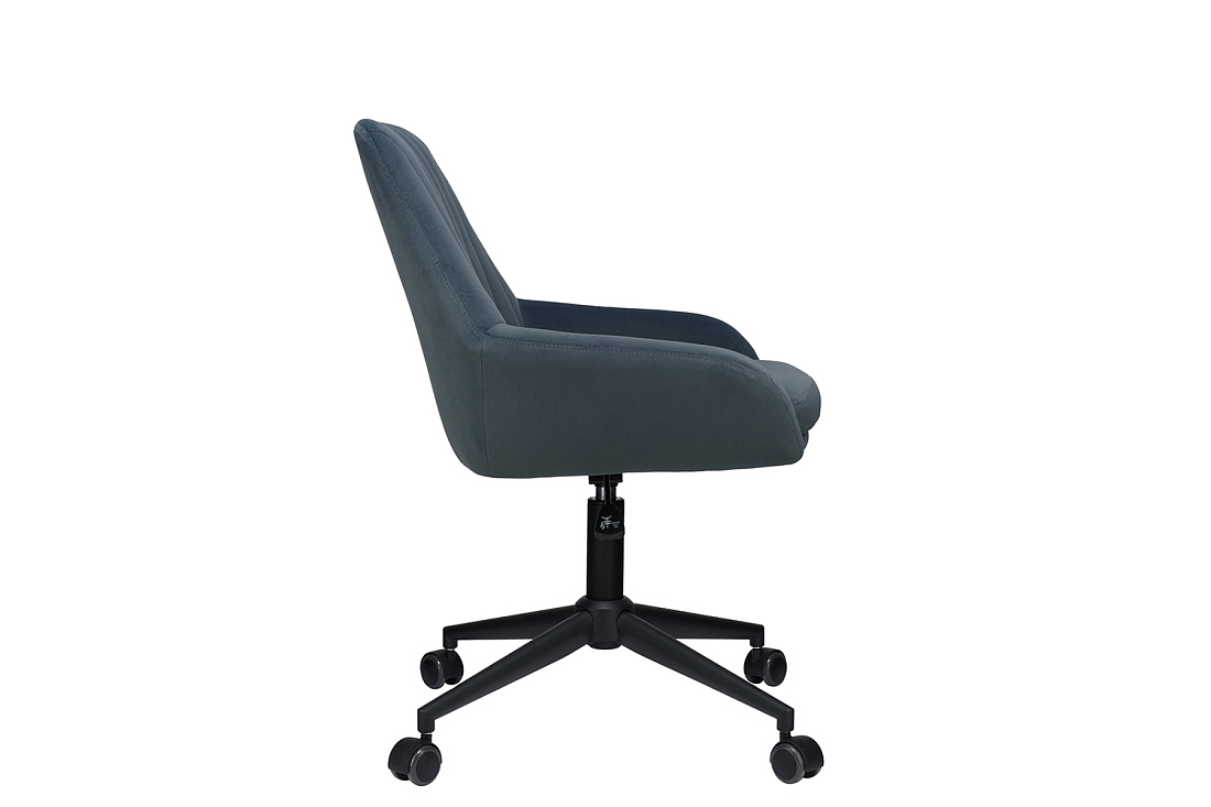 кресло eco-chair klod 9-179 тёмно-серый велюр фото