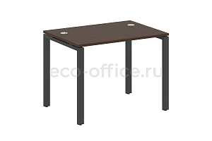 Стол письменный METAL SYSTEM STYLE БП.СП-1 Венге Цаво / Антрацит металл фото