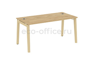 Стол рабочий руководителя ONIX WOOD DIRECT OW.SRR-4.8 Тиквуд Светлый / Дуб Светлый фото