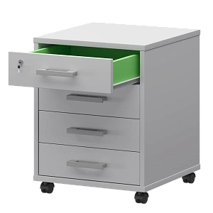 Тумба подкатная Protech АТЛ-04 Белый фото