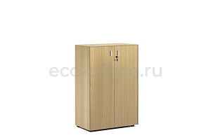 Шкаф средний EXE 101 713 OAK 07 Дуб Светлый / Хром фото