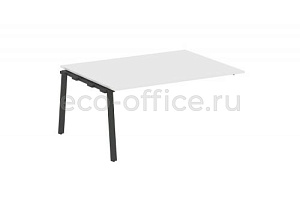 Проходной наборный элемент переговорного стола METAL SYSTEM STYLE БА.ППРГ-4 Белый / Антрацит металл фото