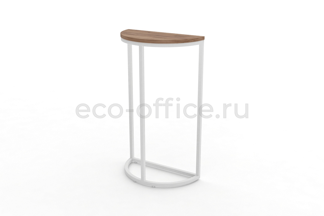 Стол журнальный SLICE-850 Дуб Табак / Белый металл  стоимость