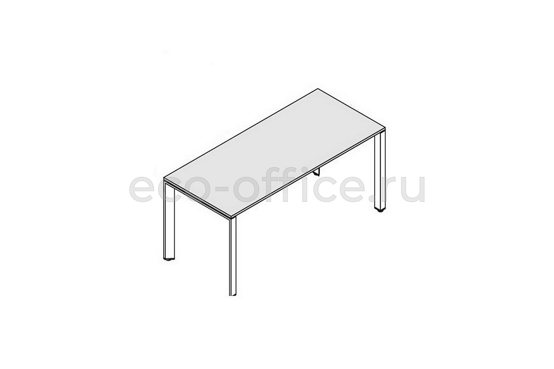 Рабочий стол 180х70 см с П-образными опорами 5th Element 173048 Oak / Black  стоимость