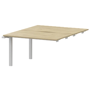 Модуль двойной на металлокаркасе Protech НТМП.ПО.Б2-120Э Баттл Рок/Белый фото