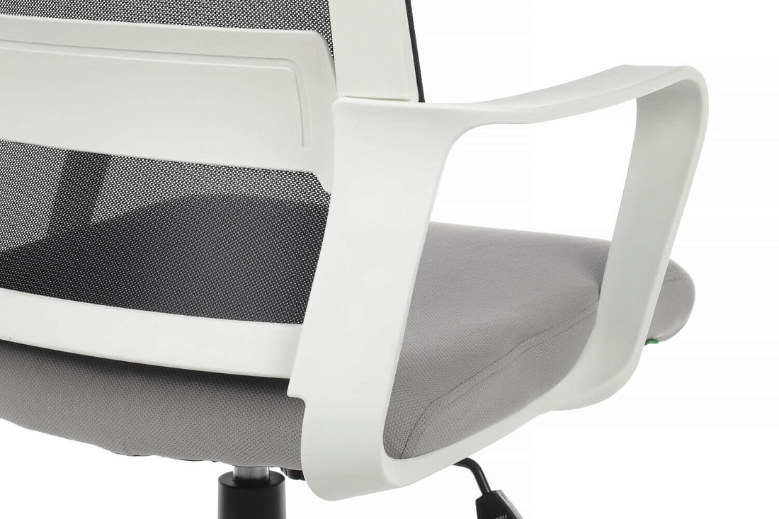 кресло rv chair mint 1029mw чёрная сетка / серая ткань фото
