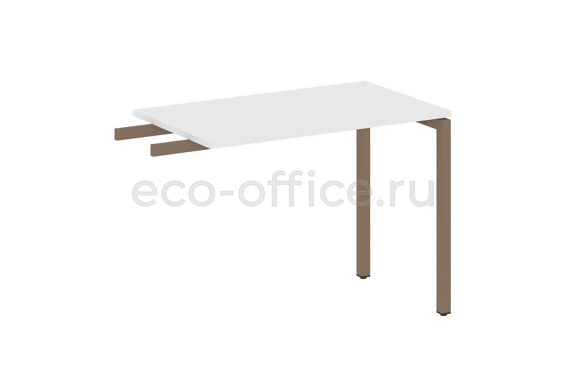 Приставной элемент на П-образном м/к METAL SYSTEM QUATTRO 4x4 40БП.ПР-3 Белый / Мокко металл  стоимость