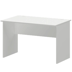 Стол с левым и правым кабель каналом Protech А-002.К Белый фото