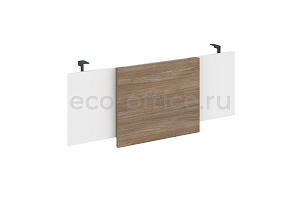 Царга для стола руководителя L1380 ONIX WOOD DIRECT O.M-CSR-3 Белый Бриллиант / Дуб Аризона / Антрацит металл фото