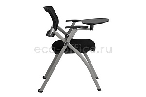 Конференц-кресло складное с пюпитром RV Chair CLICK 462TE Чёрная ткань фото