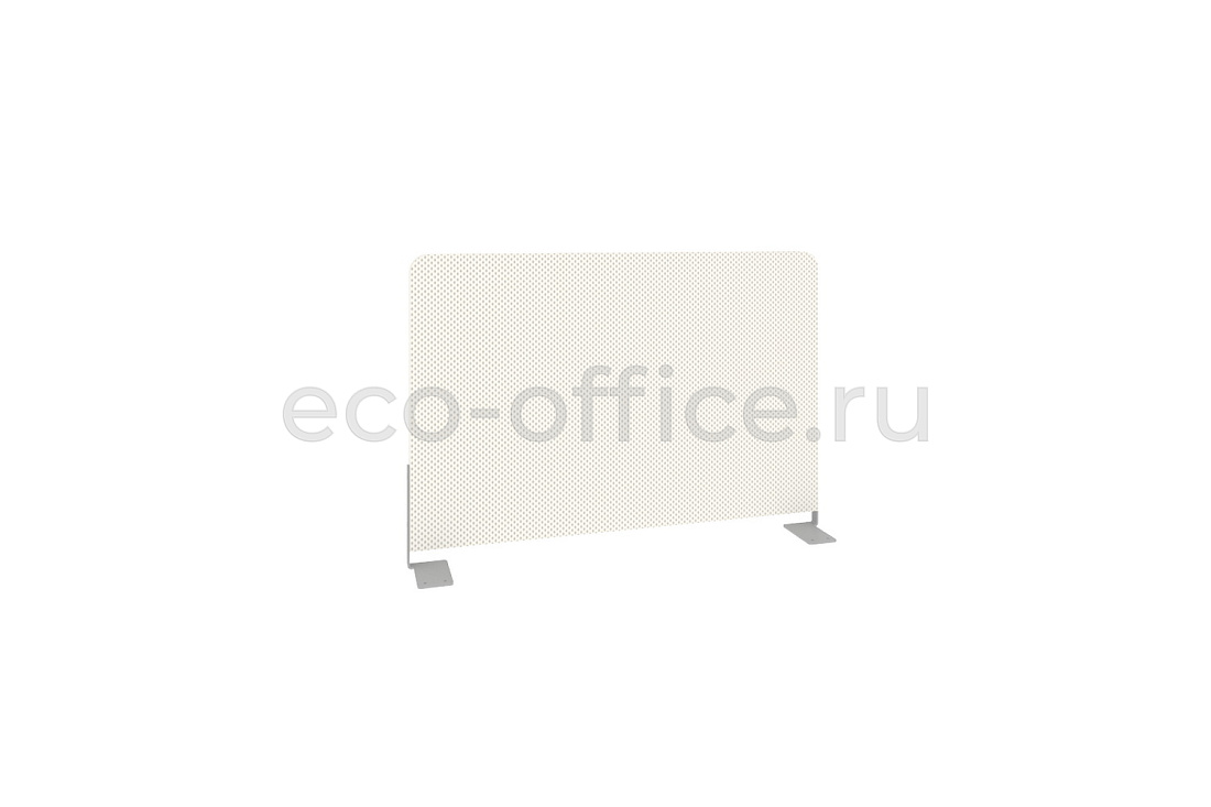 Экран тканевый для стола боковой L600 METAL SYSTEM STYLE Б.ТЭКР-60 Белая сетчатая ткань TW10 купить в Москве