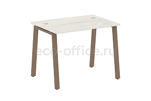 Стол письменный METAL SYSTEM STYLE БА.СП-1 Дуб Наварра / Мокко металл фото