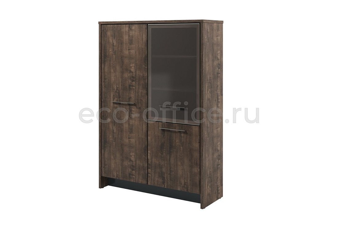Шкаф двухсекционный ТОРСТОН Т-32-03 R Дуб Бунратти / Антрацит  стоимость