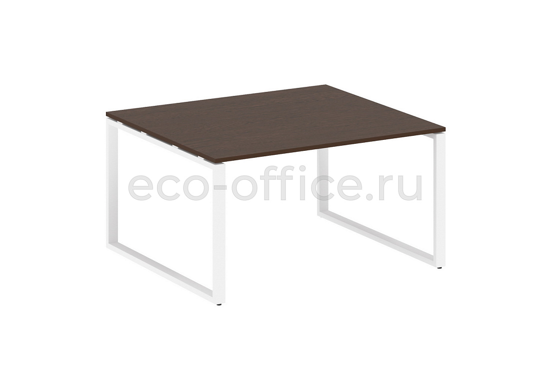 Стол переговорный (1 столешница) METAL SYSTEM STYLE БО.ПРГ-1.3 Венге Цаво / Белый металл  стоимость