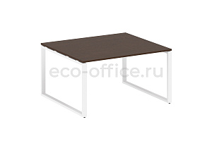 Стол переговорный (1 столешница) METAL SYSTEM STYLE БО.ПРГ-1.3 Венге Цаво / Белый металл фото