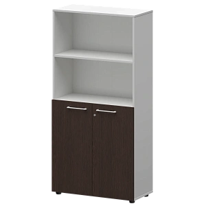 Шкаф высокий полузакрытый Protech СМШ48.28F(Б) Дуб венге/Белый фото