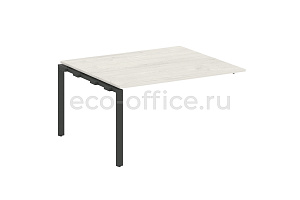 Проходной наборный элемент переговорного стола METAL SYSTEM STYLE БП.ППРГ-3 Дуб Наварра / Антрацит металл фото