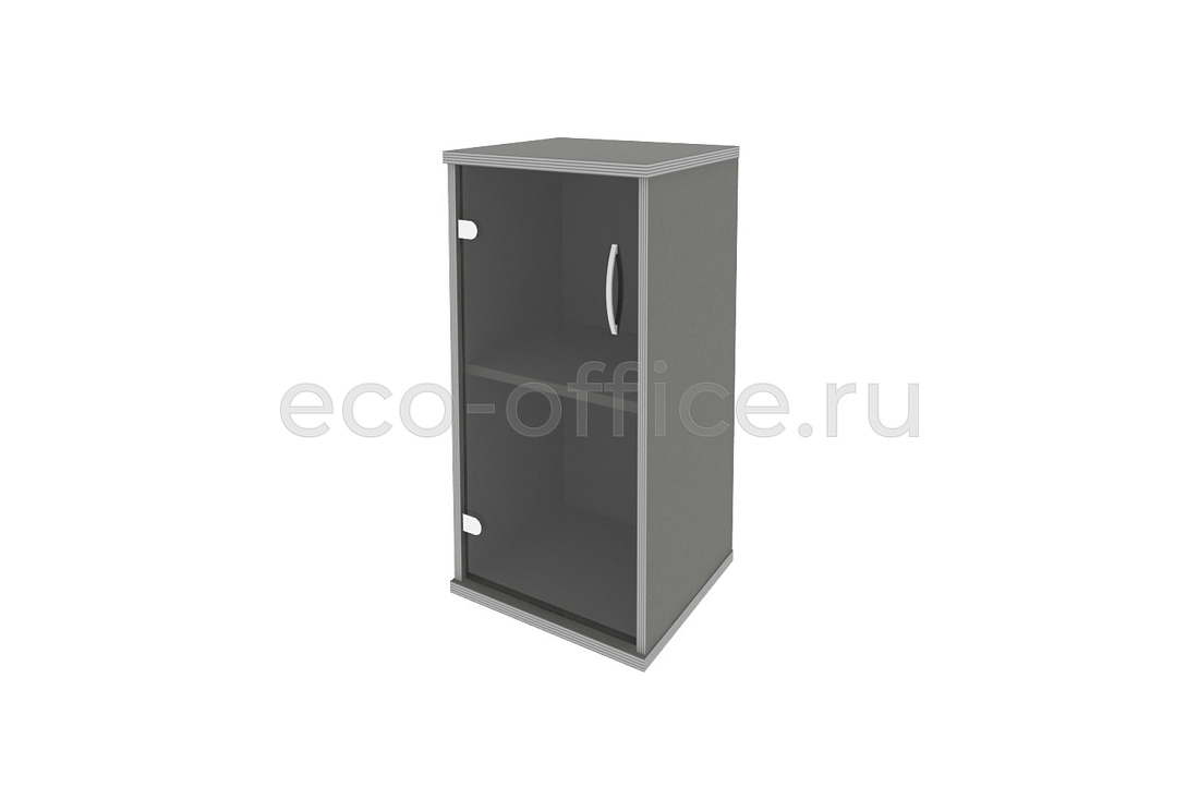 Шкаф низкий узкий левый RIVA А.СУ-3.2 (L) Металлик  купить в Москве