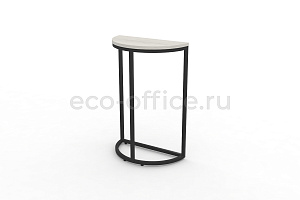 Стол журнальный SLICE-750 Дуб Наварра / Чёрный металл фото