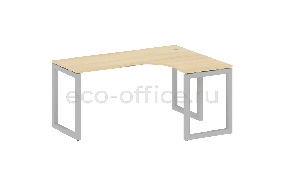 Стол криволинейный правый METAL SYSTEM QUATTRO 5x5 50БО.СА-4 Пр Акация Лорка / Серый металл  стоимость