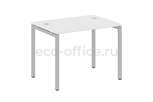 Стол письменный METAL SYSTEM QUATTRO 4x4 40БП.СП-1 Белый / Серый металл фото