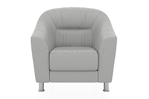 Кресло РАЙТ экокожа Euroline 985 Серый фото