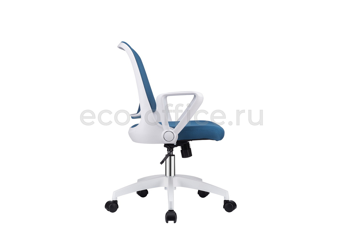 Кресло офисное RV Design W-158 Белый пластик / Синяя сетка стоимость